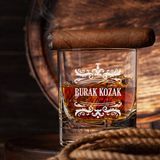 Hediyemen Arkadaşa lik Premium Isimli Viski Bardağı - Beyaz - 1 Adet