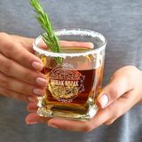 Hediyemen Arkadaşa lik Quality Isimli Elegan Viski Bardağı - Beyaz - 1 Adet