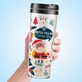 Hediyemen Arkadaşa Noel Baba Tasarımlı 0,4 lt Beyaz Termos