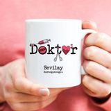 Hediyemen Doktorlara Hediye Isme Özel Bardak