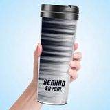 Hediyemen Extreme Tasarım İsimli 400 ml Beyaz Termos
