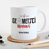 Hediyemen Geometri Öğretmenine Hediye Kupa Bardak