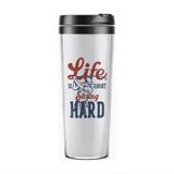 Hediyemen Golf Oyuncusu Tasarım 400 ml Beyaz Termos