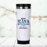 Hediyemen Hava Kuvvetlerine Özel 0,4 lt Beyaz Termos