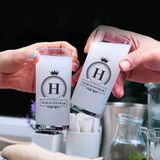 Hediyemen İsim Baş Harfli 2li Rakı Bardağı - 010 - Beyaz