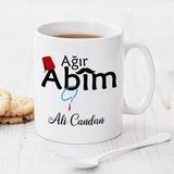 Hediyemen Isme Özel Ağır Abim Kupa Bardak