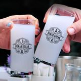 Hediyemen İsme Özel İkili Rakı Bardağı Seti - 010 - Beyaz