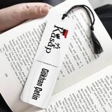 Hediyemen Isme Özel Kasap Kitap Ayracı - Beyaz - 1 Adet