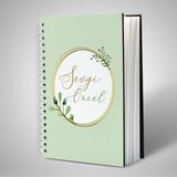 Hediyemen Kadınlara Özel Isim Yazılı Defter - Beyaz - Spiralli - 18 X 12,5 cm