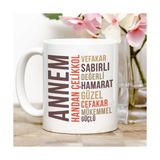 Hediyemen Kişiye Özel Annem Kahve Kupası