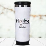 Hediyemen Makine Mühendisine Özel 0,4 lt Beyaz Termos