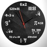 Hediyemen Matematikçiler Için Duvar Saati - Beyaz - 28 x 28 cm