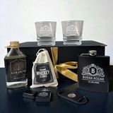 Hediyemen Özel Tasarım Isim Baskılı Premium Viski Bardağı Hediye Seti - 1 Adet - 0 - Siyah