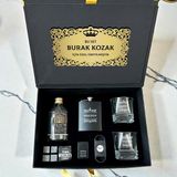 Hediyemen Premium Koleksiyon Kişisel Viski Bardağı ve Matara Seti - 1 Adet - 0 - Siyah