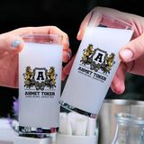 Hediyemen Renkli Aslan Figürlü Kişiye Özel İkili Rakı Bardağı Seti - 010 - Beyaz