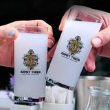Hediyemen Renkli İsim Yazılı Dosta Hediye İkili Rakı Bardağı Seti - 010 - Beyaz