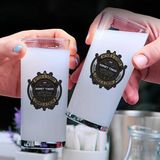 Hediyemen Renkli Kişiye Özel İkili Rakı Bardağı Seti - 010 - Beyaz