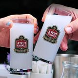 Hediyemen Renkli Spesial Doğum Günü Temalı İkili Rakı Bardağı Seti - 010 - Beyaz