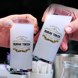 Hediyemen Renkli Spesial Hediyelik İkili Rakı Bardağı Seti - 010 - Beyaz