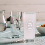 Hediyemen Tarihli ve İsme Özel Rakı Bardağı 2'li - 010 - Beyaz