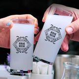 Hediyemen Tasarım İkili Rakı Bardağı Seti - 010 - Beyaz