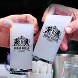 Hediyemen Tasarım İsme Özel İkili Rakı Bardağı - 010 - Beyaz