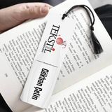 Hediyemen Tekstil Mühendisi Tasarımlı Kitap Ayracı - Beyaz - 1 Adet
