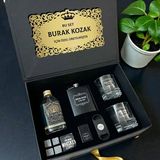 Hediyemen Vıp Premium Kutulu Isim Yazılı Viski Bardağı Hediye Paketi - 1 Adet - 0 - Siyah
