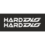Hediyene Bak Hard Dio Araç, Araba, Oto, Motorsiklet, Kask, Laptop, Cam Sticker 2'li - 35x4 cm - Beyaz