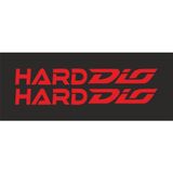 Hediyene Bak Hard Dio Araç, Araba, Oto, Motorsiklet, Kask, Laptop, Cam Sticker 2'li - 35x4 cm - Kırmızı
