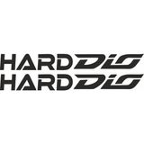Hediyene Bak Hard Dio Araç, Araba, Oto, Motorsiklet, Kask, Laptop, Cam Sticker 2'li - 35x4 cm - Siyah