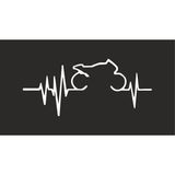 Hediyene Bak Motor, Motosiklet Sticker Araba, Motorsiklet, Laptop, Cam Sticker - 18 x 8 cm - Beyaz