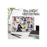 hediyenebak Bojack Horseman Seri 1 Sticker Seti | Laptop Ajanda Tablet Telefon Defter Etiket Bullet Journal