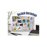 hediyenebak Bojack Horseman Seri 3 Sticker Seti | Laptop Ajanda PC Tablet Telefon Defter Etiket Bullet Journal