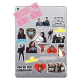 hediyenebak Brooklyn Nine-Nine Seri 3 Sticker Seti | Laptop Ajanda Tablet Telefon Defter Etiket Bullet Journal