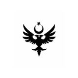 Hediyenebak Hediyene Bak Anadolu Selçuklu Çift Başlı Kartalı Ay Yıldız Araba, Oto, Motorsiklet, Laptop, Cam Sticker 20X20 Cm