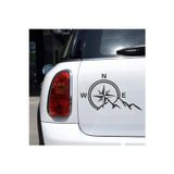 Hediyenebak Hediyene Bak Pusula Araç, Araba, Oto, Motorsiklet, Kask, Laptop, Cam Sticker 25X15 Cm
