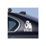 Hediyenebak Hediyene Bak Respect For Bikers Araç, Araba, Oto, Motorsiklet, Kask, Laptop, Cam Sticker 13,5X10 Cm