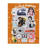 hediyenebak Hunter x Hunter Seri 2 Sticker Seti | Laptop Ajanda PC Tablet Telefon Defter Etiket Bullet Journal