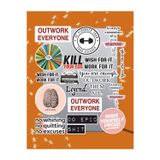 Hediyenebak Motivasyon Sticker Seti | Laptop Ajanda Pc Tablet Telefon Defter Etiket Bullet Journal