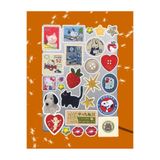 hediyenebak Vintage Retro Seri 1 Sticker Seti | Laptop Ajanda Pc Tablet Telefon Defter Etiket Bullet Journal