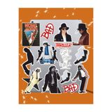 Hediyeni Al Micheal Jackson Sticker Seti | Laptop Ajanda Notebook Tablet Telefon Defter Etiket Bullet Journal