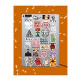 Hediyeni Al Radiohead Sticker Seti | Laptop Ajanda Notebook Tablet Telefon Defter Etiket Bullet Journal