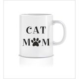 Hediyenza Cat Mom Tasarım Kupa Bardak