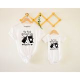 Hediyenza Ilk Anneler Günü Anne T-Shirt, Bebek Zıbın (Tekli Üründür Kombin Yapmak Içn 2 Adet Sepete Ekleyiniz) - 1 Yaş - Beyaz