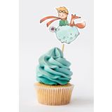 Hediyenza Küçük Prens Kürdan Pasta - Cupcake Süsü Seti ( 10 Adet )