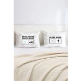 Hediyenza Sleep Mode Pamuklu Çift Kişilik 50x70 cm Yastık Kılıfı Seti