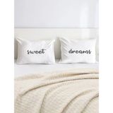 Hediyenza Sweet Dreams Pamuklu Çift Kişilik 50 x 70 cm Yastık Kılıfı Seti - Renkli