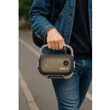hediyeofisi 2 Katlı Taşınabilir Yemek Kabı Lunch Box Diyet Beslenme Kutusu Saklama Kabı Çatal Kaşıklı Sefer Tası