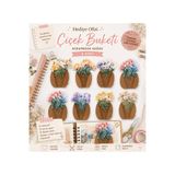 hediyeofisi Çiçek Buketi Scrapbook Kağıdı 8 Adet
